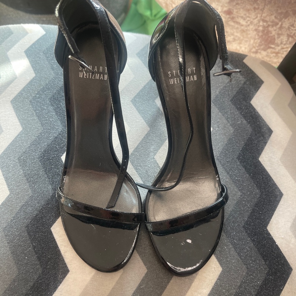 Stuart Weitzman Black Stiletto Heels